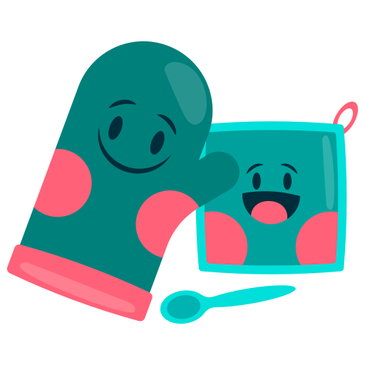 ofenhandschuhe kostenlos Sticker