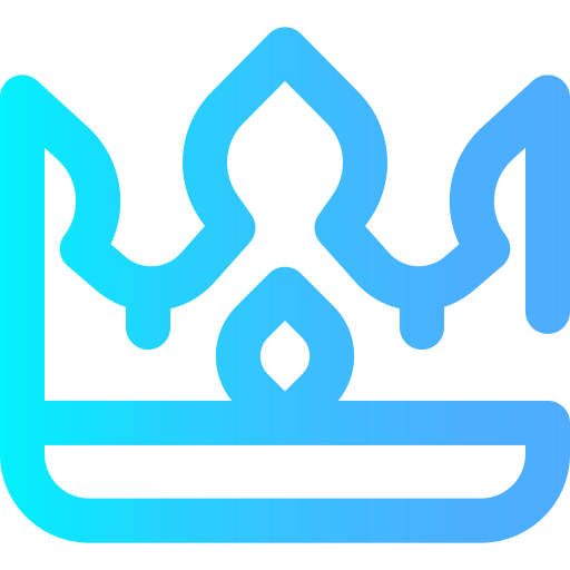 Crown Super Basic Omission Gradient icon