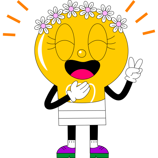 Peaceful free sticker