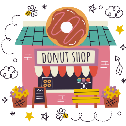 krapfen kostenlos Sticker