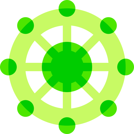 Dharma wheel free icon Dharma wheel free icon