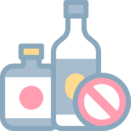 Alcohol free icon Alcohol free icon
