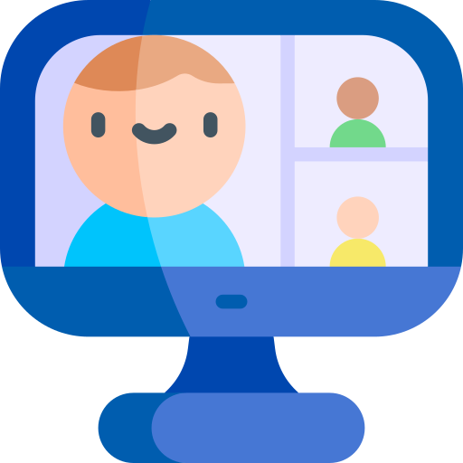 Видео-конференция бесплатно иконка