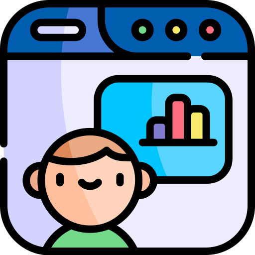 presentación icono gratis