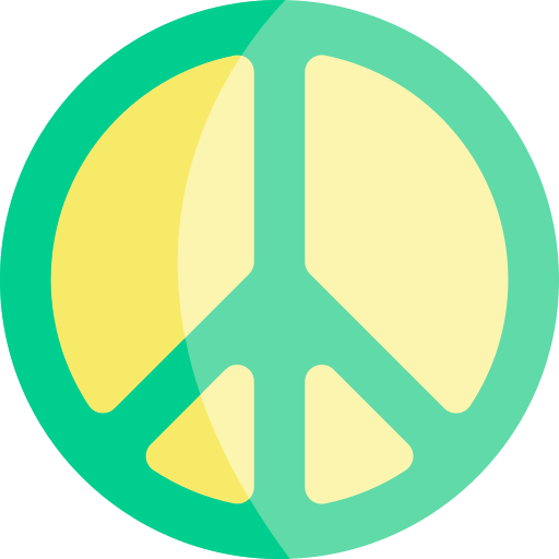 Peace Kawaii Flat icon