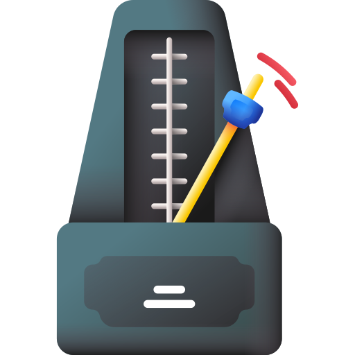 Metronome 3D Color icon