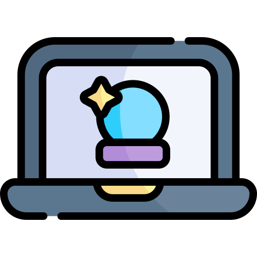 Online Kawaii Lineal color icon