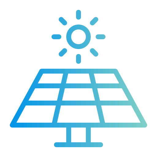 Solar panel Generic gradient outline icon