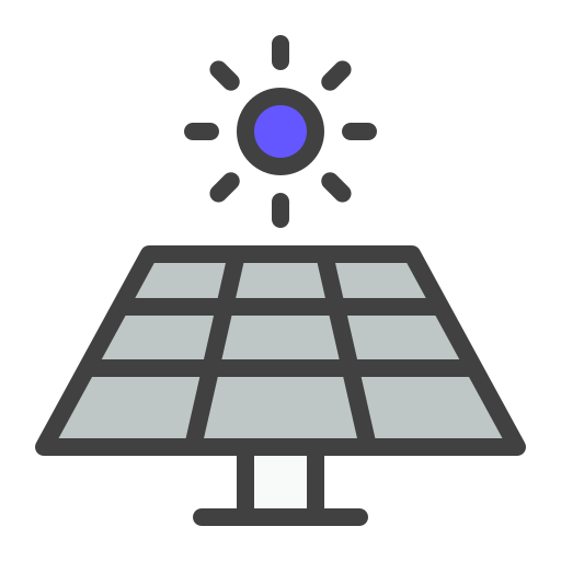 panel solar icono gratis