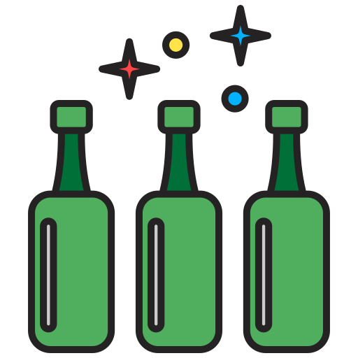 botellas icono gratis