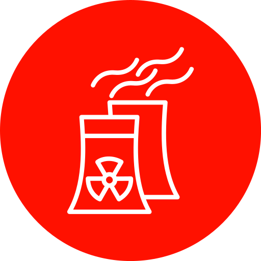 Nuclear Plant Generic Flat icon