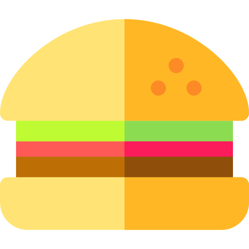 Hamburger free icon