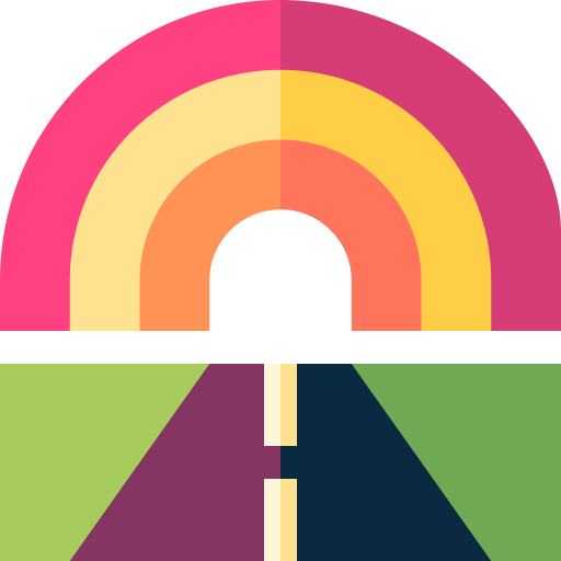 arco iris icono gratis