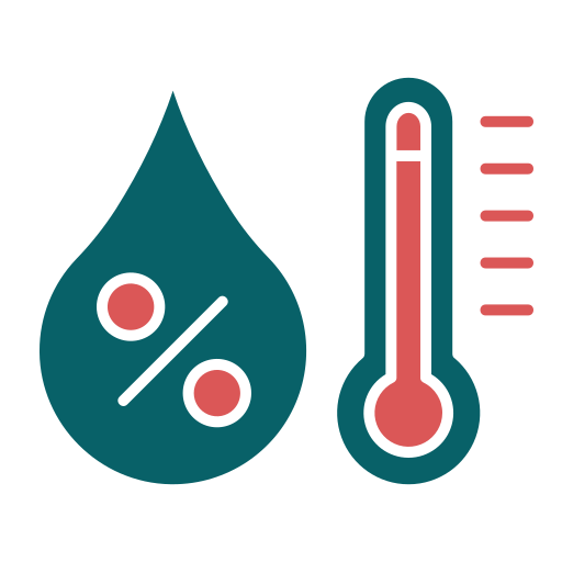 Humidity Generic color fill icon