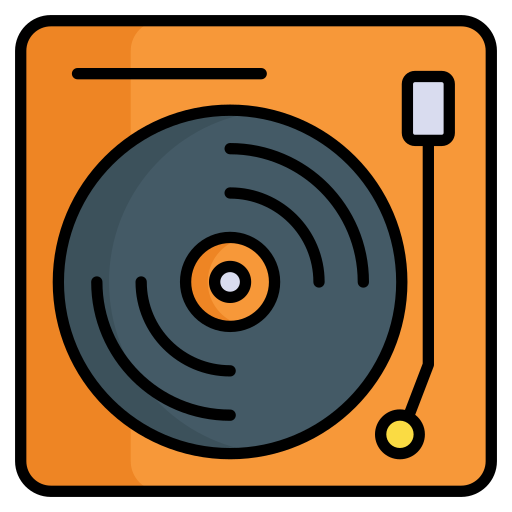 reproductor de vinilo icono gratis