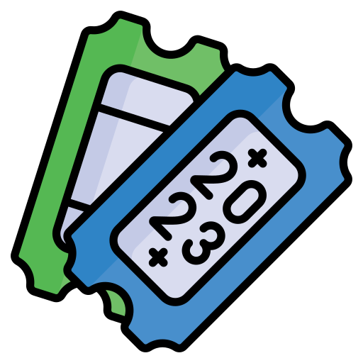 Ticket free icon
