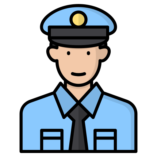 Police Generic color lineal-color icon