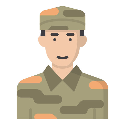 Soldier Generic color fill icon