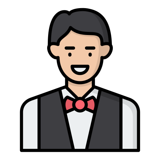 Waiter Generic color lineal-color icon