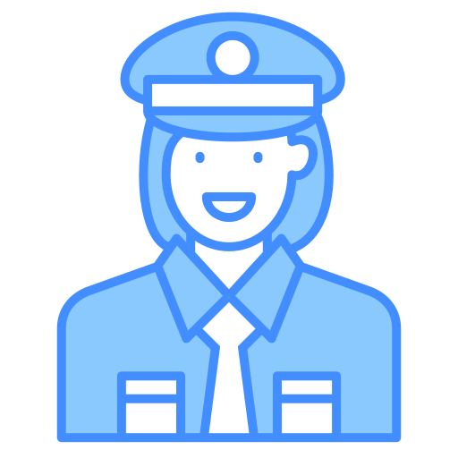 Police Icon Generic Color Lineal Color