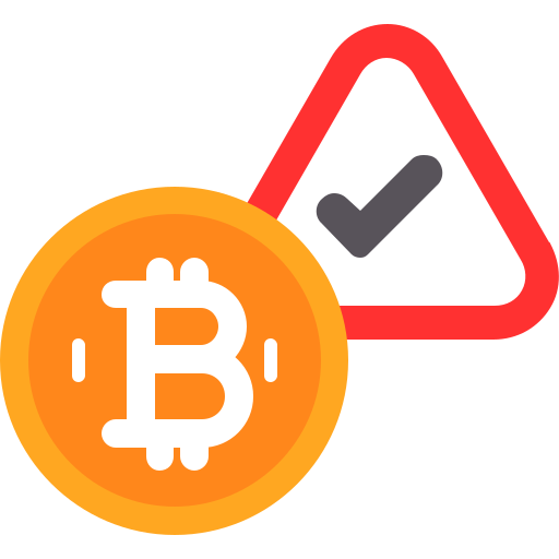 bitcoin aceptado icono gratis