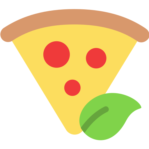 pizza vegana grátis ícone