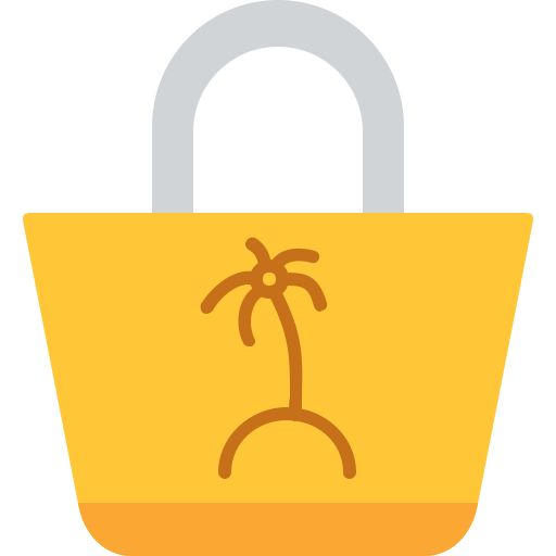 Beach bag - Free holidays icons