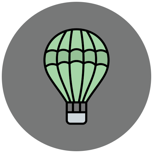 globo aerostático icono gratis