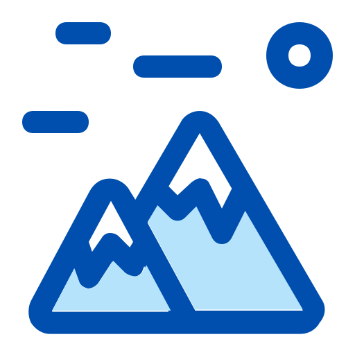 montagnes Icône gratuit montagnes Icône gratuit
