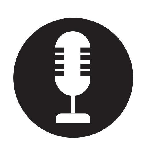 Mic Generic black fill icon