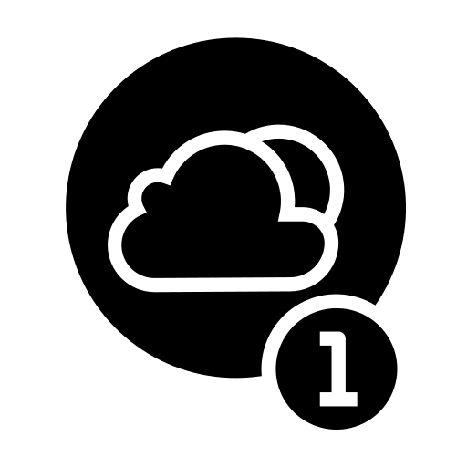 Weather Generic black fill icon