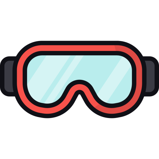 Ski goggles Generic color lineal-color icon