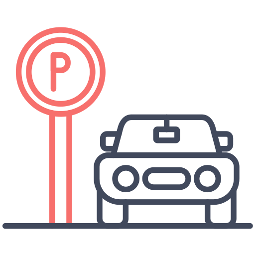 Parking area Generic color outline icon