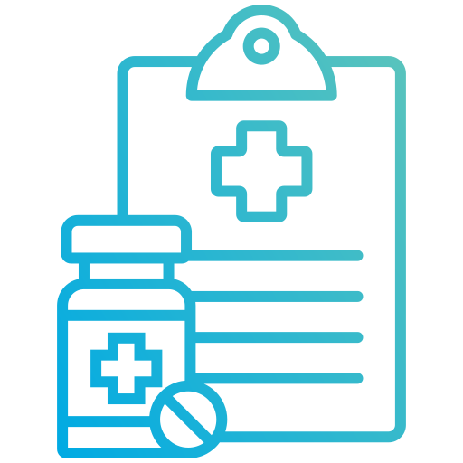 prescrição grátis ícone