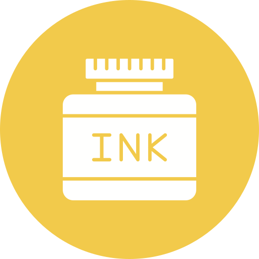 bouteille d'encre Icône gratuit