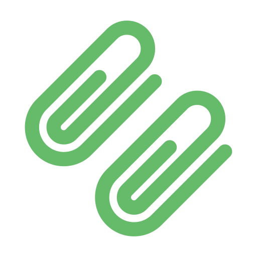 Paper clip Generic color fill icon