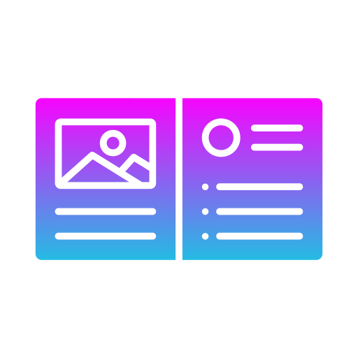 carte postale Icône gratuit