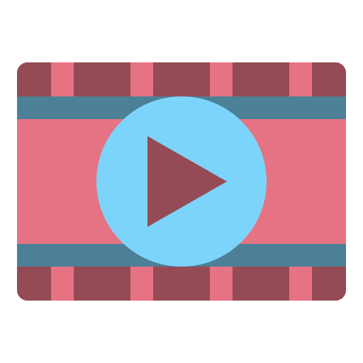 reproductor de video icono gratis