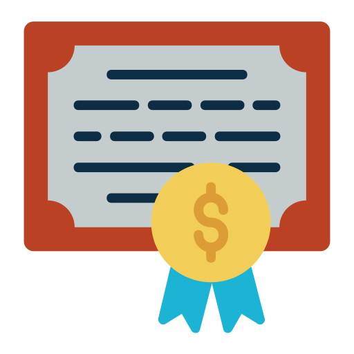 diploma grátis ícone