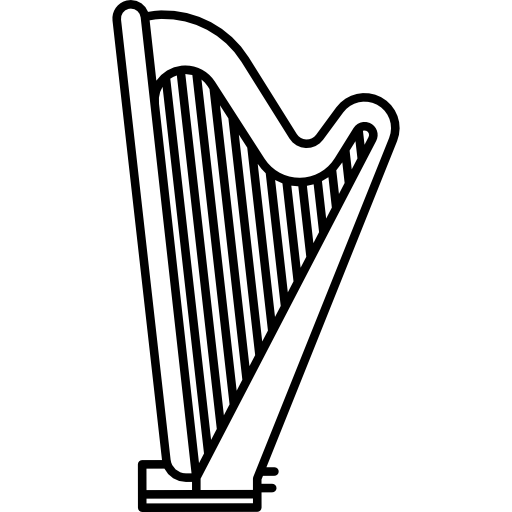 Harp - Free music icons