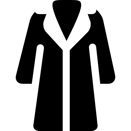 Пальто на белом фоне