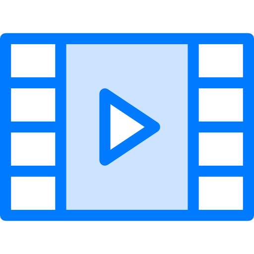 reproductor de video icono gratis