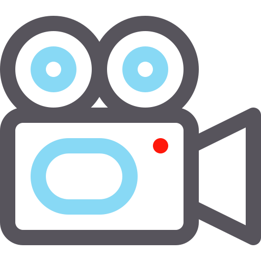 camara de video icono gratis