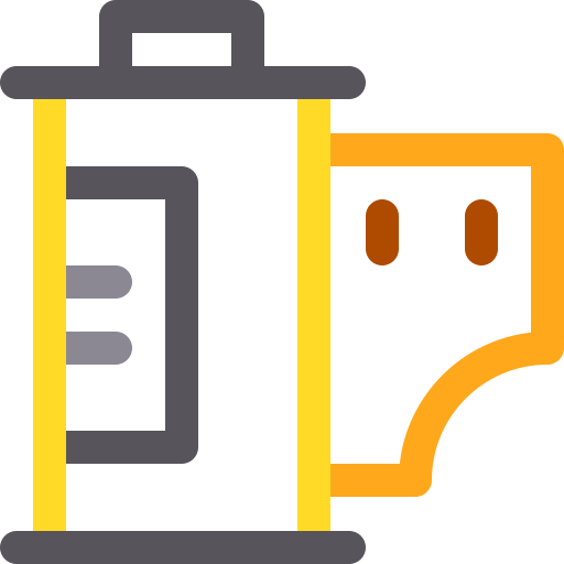 rollo de película icono gratis