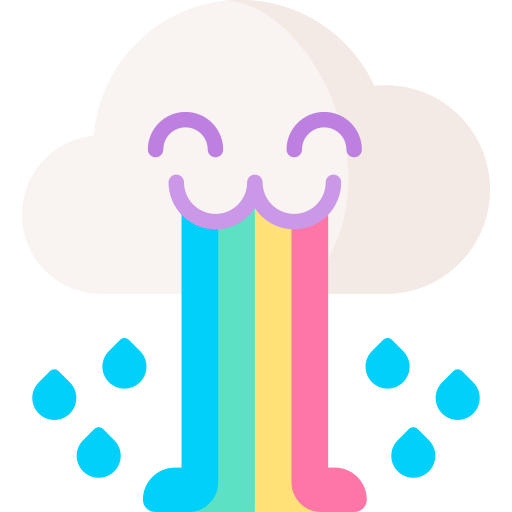 arco iris icono gratis