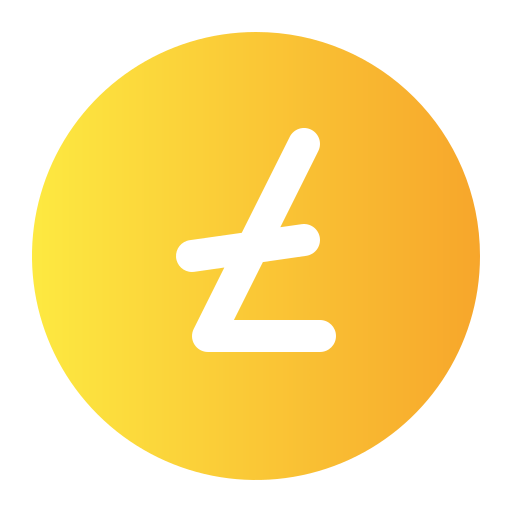 signo de litecoin icono gratis