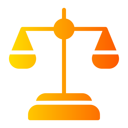 Justice scale Generic Flat Gradient icon