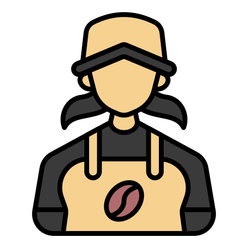 barista Icône gratuit
