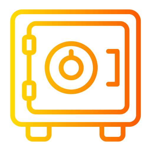 caja de seguridad icono gratis