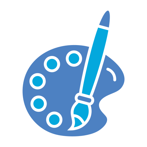 Color palette free icon